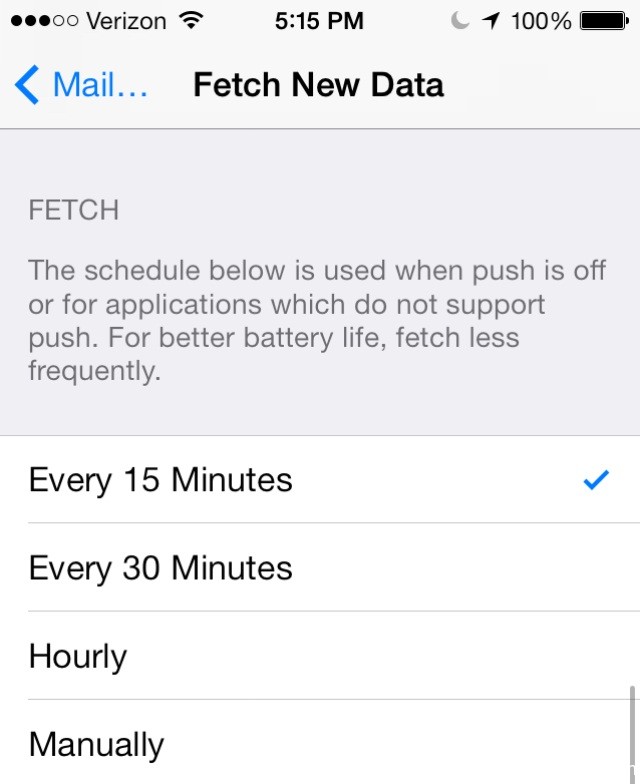 11 نصيحة لكي تحافظ على بطارية الهاتف الذكي من iOS7 بطارية الاي فون، ثقف نفسك 9 11 نصيحة لكي تحافظ على بطارية الهاتف الذكي من iOS7