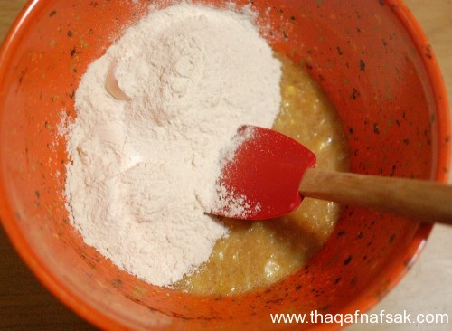 وصفة عمل كب كيك الموز الشهية