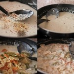 طريقة عمل الباستا بالصلصة البيضاء بالصور