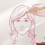 طرق رسم الوجه  13