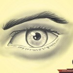 كيف ترسم العين البشرية الحقيقية، ثقف نفسك 7