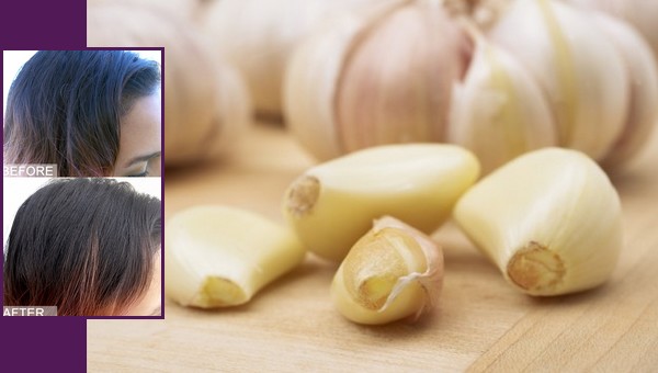 Garlic mixture for hair growth