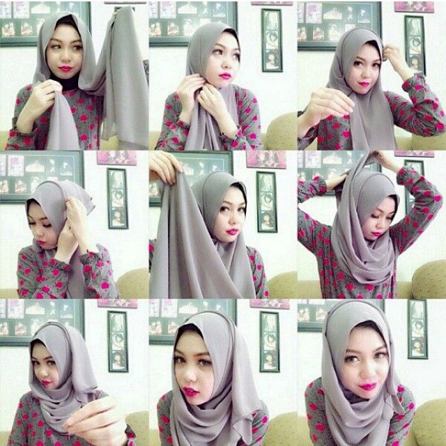 Image Result For Tutorial Hijab Pashmina Kusut