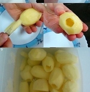 عمل البطاطس المحشية باللحمة المفرومة بالصور