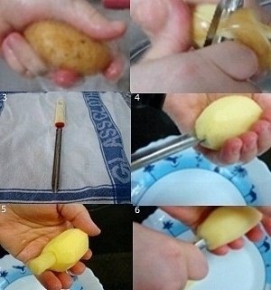 عمل البطاطس المحشية باللحمة المفرومة بالصور