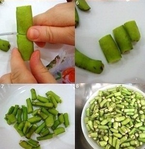 طريقة فريدة لعمل الفول الأخضر بالزيت 3
