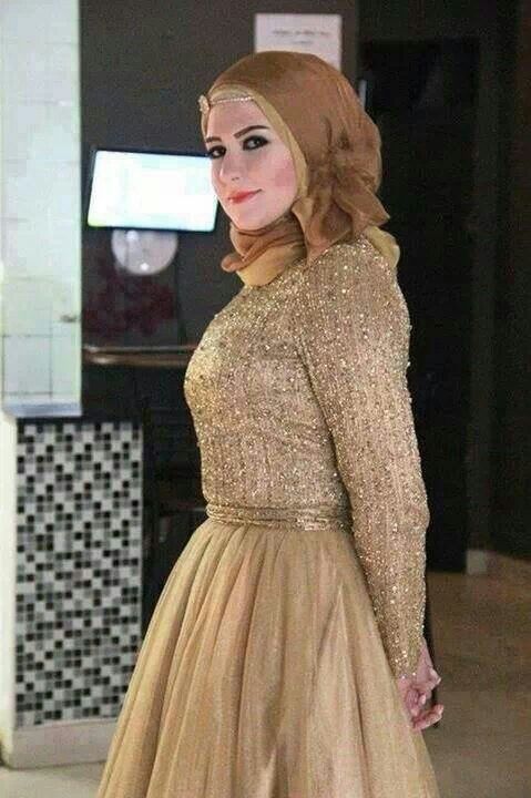 أشيك مجموعة فساتين سهرة للمحجبات موديلات 2016