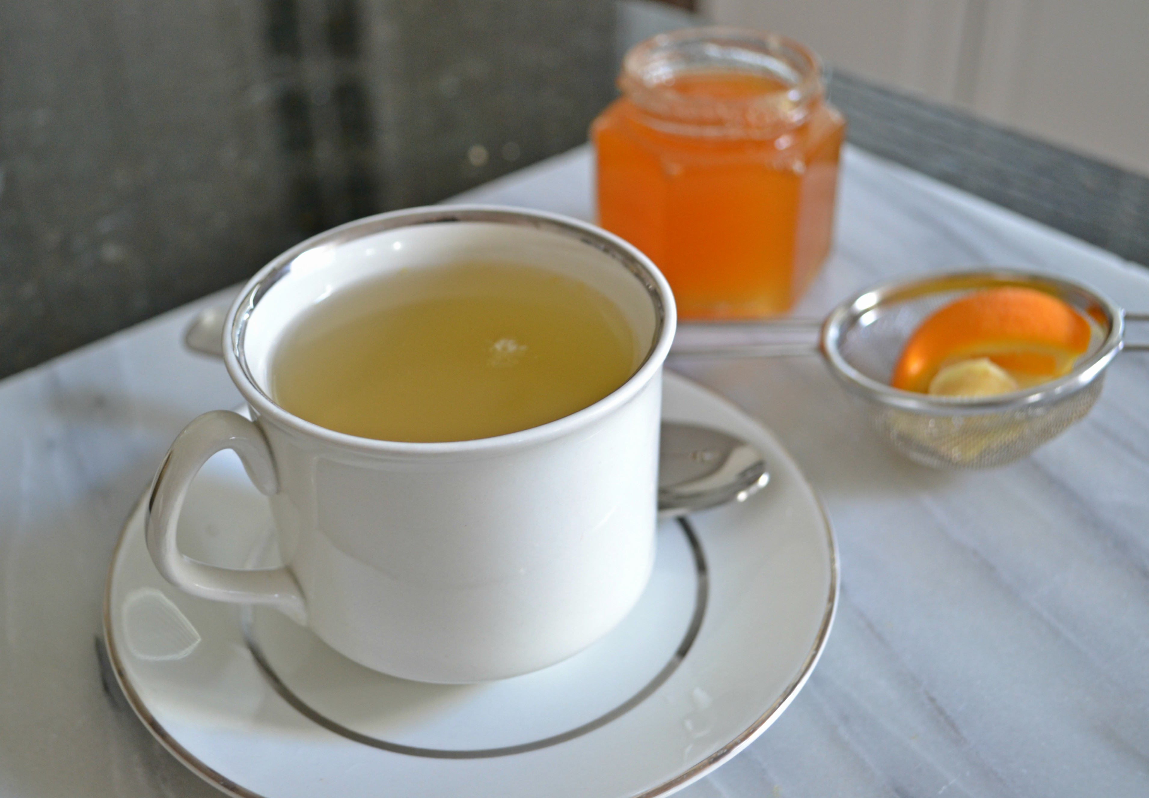 شاي الزنجبيل بالعسل والبرتقال 7