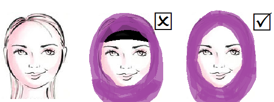تعرفي علي لفة الحجاب المناسبة لشكل الوجه بالصور2