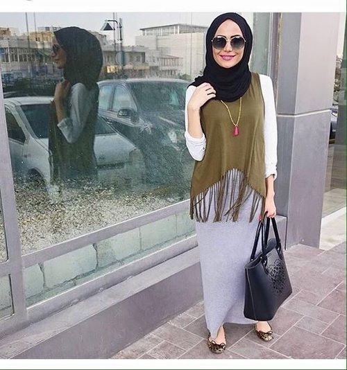ازياء وملابس محجبات ملابس محجبات 2019 اشيك ملابس محجبات 2019 Modest Outfits Fashion Fashion Hijab Casual