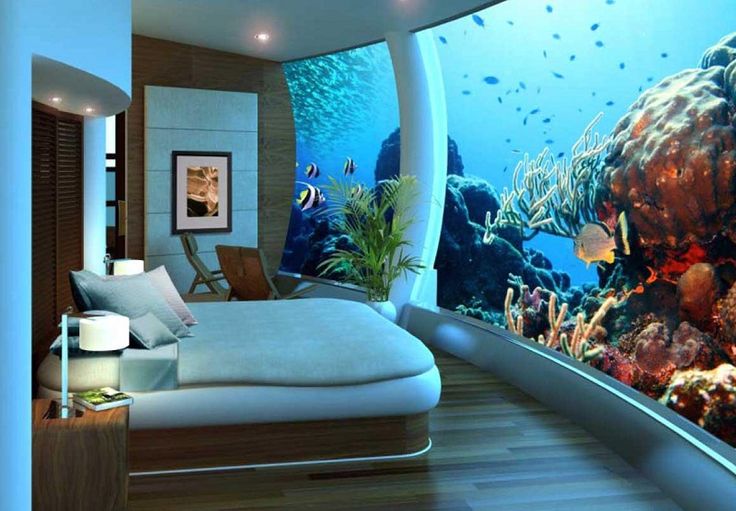 غرف فنادق مذهلة تحت الماء 8