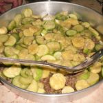 عمل كوسة بالبشاميل بالصور