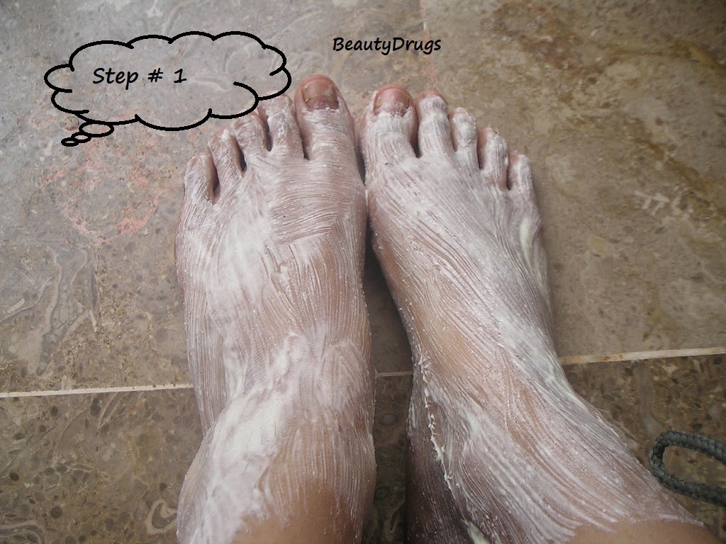 feet whitening
