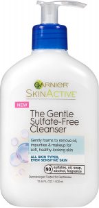 غسول غارنييه اللطيف الخالي من الكبريتات  (Garnier SkinActive The Gentle Sulfate-Free Cleanser ) :
