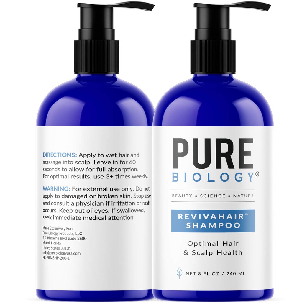 شامبو البيوتين بيور بيولوجي ريفيفا هير ( Pure Biology Reviva Hair Shampoo)