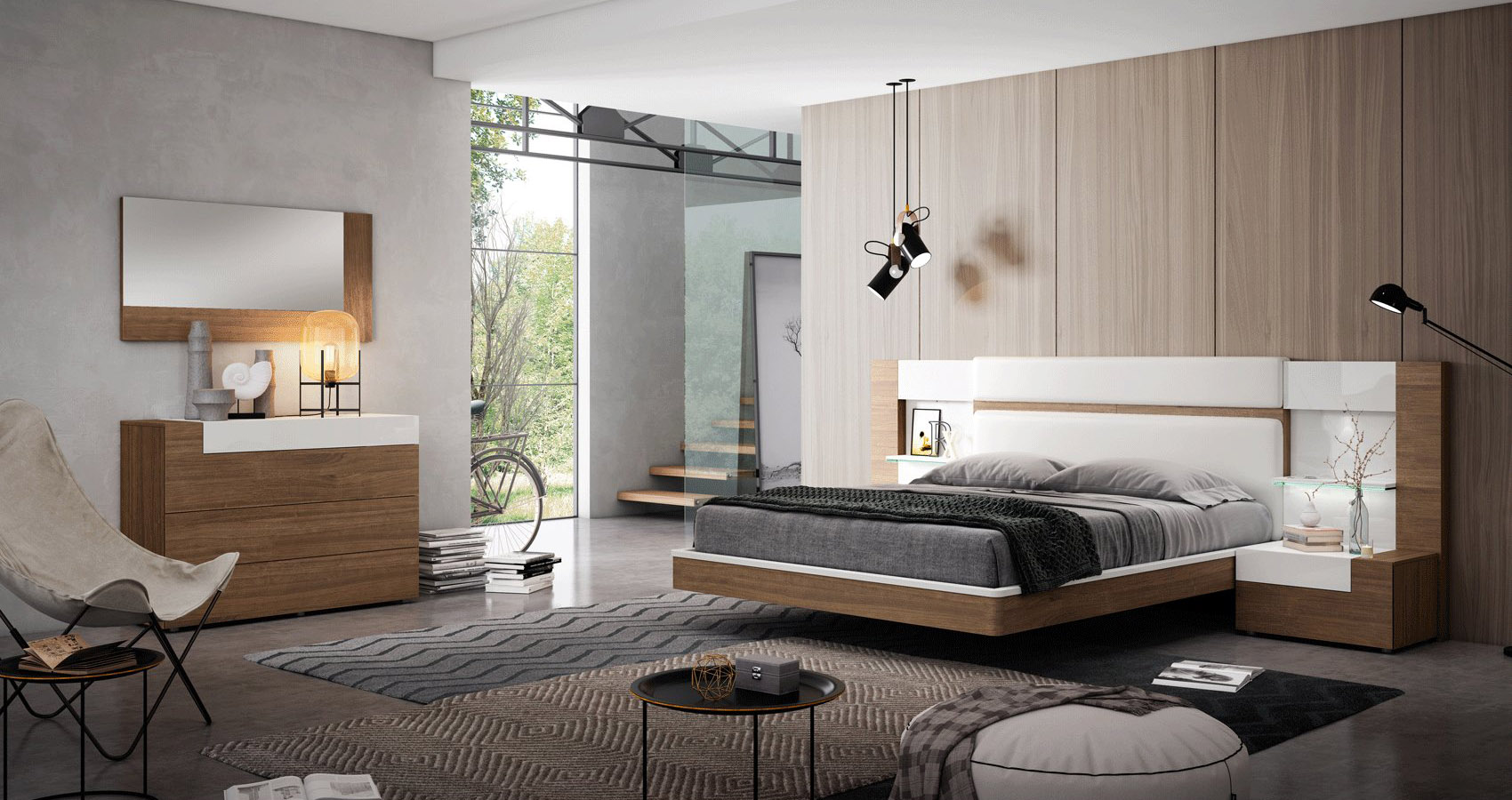The main modern bedrooms