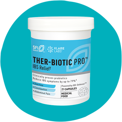 كلاري لاب بروبيوتيك لمتلازمة القولون العصبي Klaire Labs Ther-Biotic Pro IBS Relief :