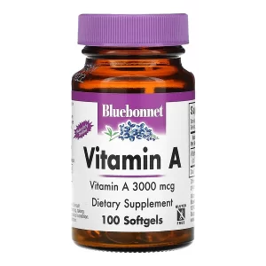  بلوبونيت نوتريشن فيتامين أ، 3000 مكجم Bluebonnet Nutrition vitamin A 3000 MCG