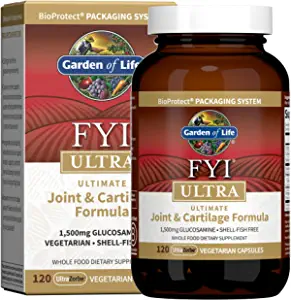FYI ULTRA مكمل جلوكوزامين من جاردن أوف لايف Garden of life FYI ULTRA glucosamine supplement