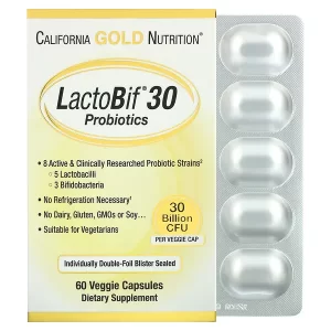 كاليفورنيا جولد نيوتريشن لاكتوبيف 30 بروبيوتيك  California Gold Nutrition LactoBif 30 probiotics