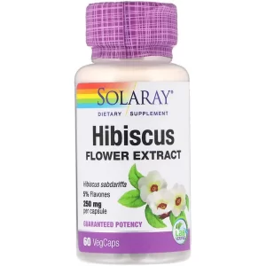 سولاراي خلاصة أزهار الكركديه، 250 ملجم Solary hibiscus flower extract 250 mg