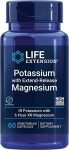 لايف اكستنشن البوتاسيوم مع مغنيسيوم افراز طويل المدي ممتد Life Extension potassium with extend release magnesium