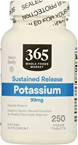 365 هول فود ماركت بوتاسيوم ممتد الإطلاق 365whole food market sustained release potassium 
