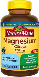 ناتشر ميد المغنيسيوم سترات 250 مجم Nature Made Magnesium Citrate 250 mg
