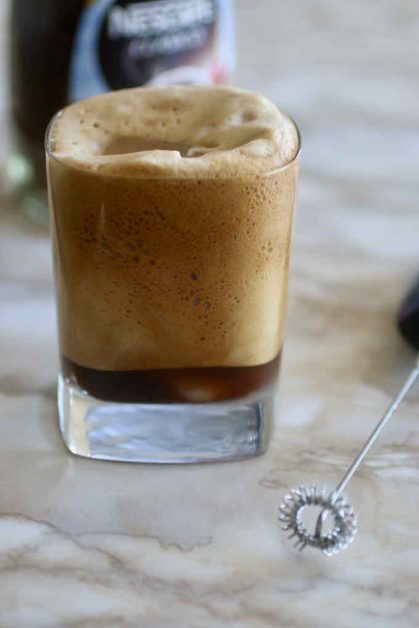وصفة القهوة الكيتونية الفرابيه الأصلي