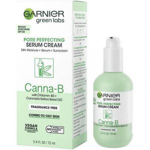 سيرم كريم المسام الواسعة جرين لابس كانا-بي من جارنييه Garnier green labs canna-B pore perfection serum cream 