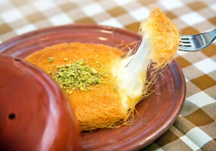 الكنافة من مطعم البيسانة كتارا قطر
