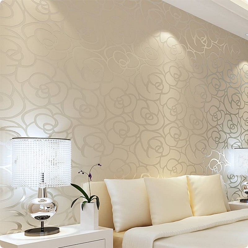 Modern wallpaper shapes for bedrooms
