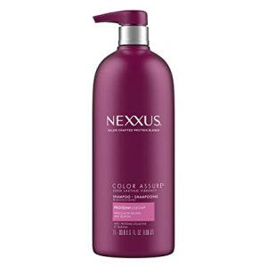 شامبو كولور أشور  مع بروتين فيوجن لتعزيز حيوية اللون Nexxus color assure long lasting vibrancy shampoo