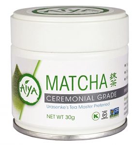 9. مسحوق شاي ماتشا الأخضر من آية اليابانية الأصلية Aiya Authentic Japanese Origin Ceremonial Grade Matcha Green Tea Powder