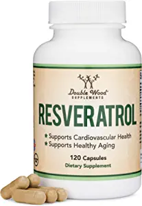 4.مكملات الريسفيراترول من دابل وود Double Wood Resveratrol Supplements