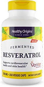 6. هيلثي أوريجينز مكملات الريسفيراترول المخمرة Heathy Origins Fermented Resveratrol supplement  