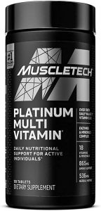 8. مكمل متعدد الفيتامينات للرجال ماسل تك بلاتينيوم MuscleTech platinum multivitamin for men