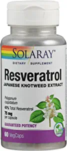 8.سولاراي مكملات الريسفيراترول ، 75 ملجم Solaray Resveratrol Supplement, 75 mg 