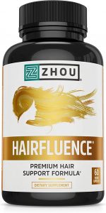 12. هير فلونس من شركة زو نيوترشن تركيبة فاخرةلدعم الشعر Zhou Nutrition hairflunce premium hair support formula