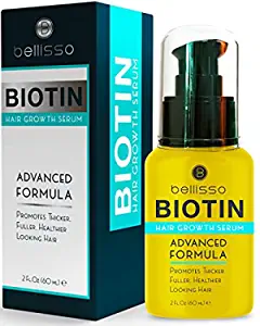 2.سيروم البيوتين لنمو وتكثيف الشعر BELLISSO biotin hair growth serum