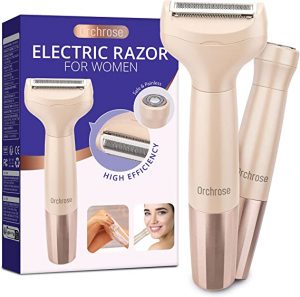 3. ماكينة الحلاقة النسائية الكهربائية من أوركروز 2 في 1 Orchrose electric razor 2-in-1 Electric Women's Shaver