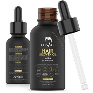3.زيت نمو الشعر من إيليت سيرم بالبيوتين و5% مينوكسيديل ELEVATE hair growth oil biotin, minoxidil 5% serum