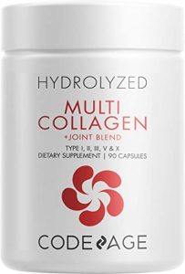 10.بروتين كوديج متعدد الكولاجين + مزيج المفاصل Codeage hydrolyzed multi collagen+ joint blend