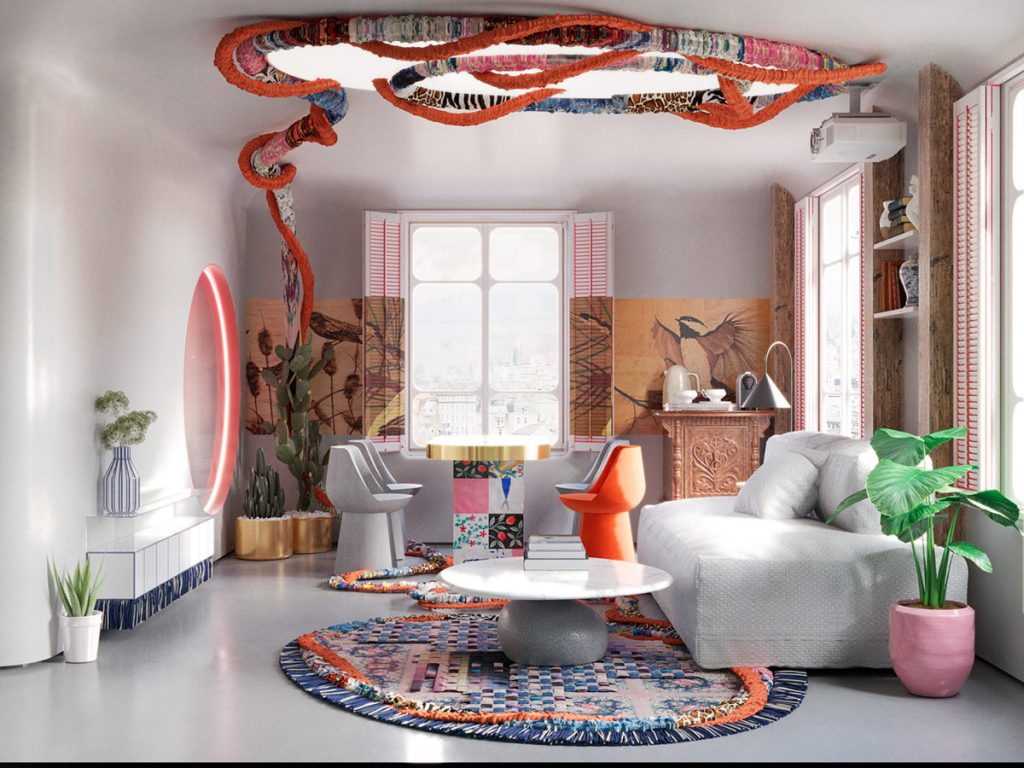 Unique design for the living room