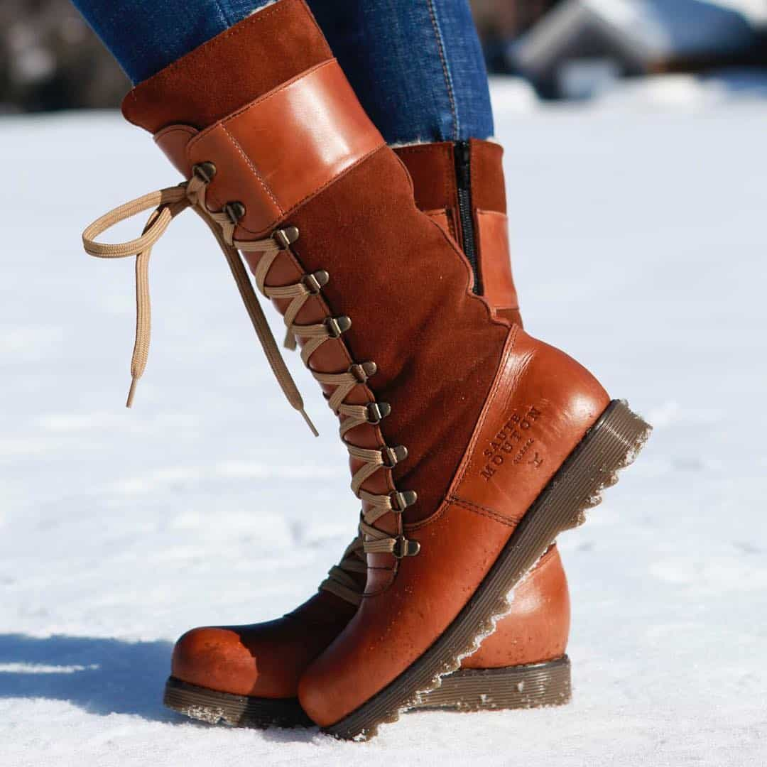 احذية جلدية للشتاء
