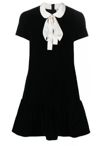 فستان أسود قصير شيك