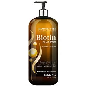 5.شامبو بيور بيوتين من ماجيستك MAJESTIC PURE biotin shampoo 