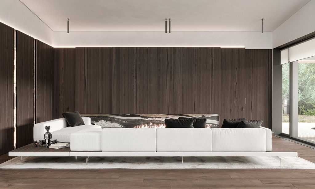 Modern design for the living room
