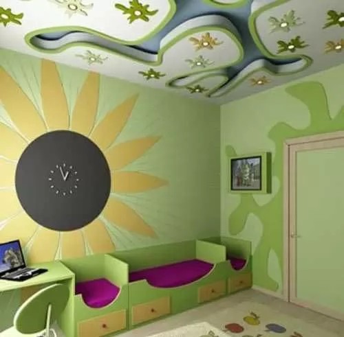 Ceiling decorations for children's rooms 