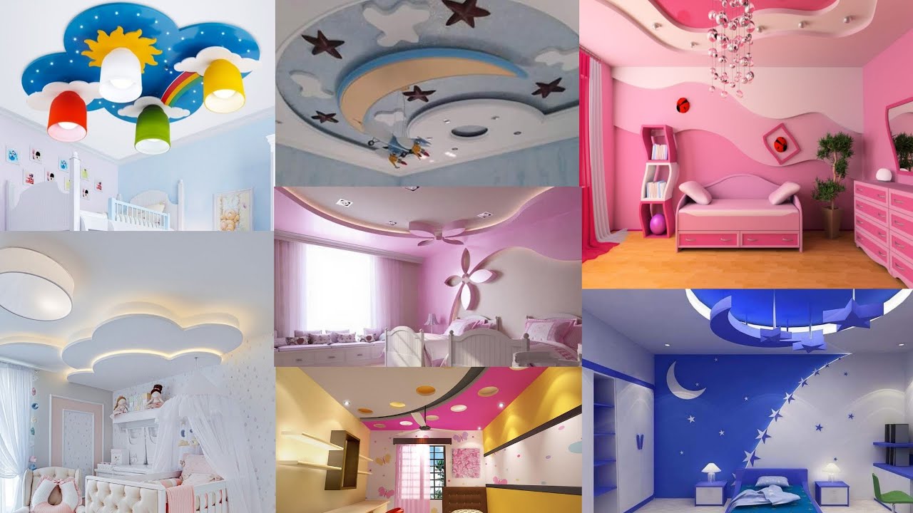 Ceiling decorations for children's rooms 